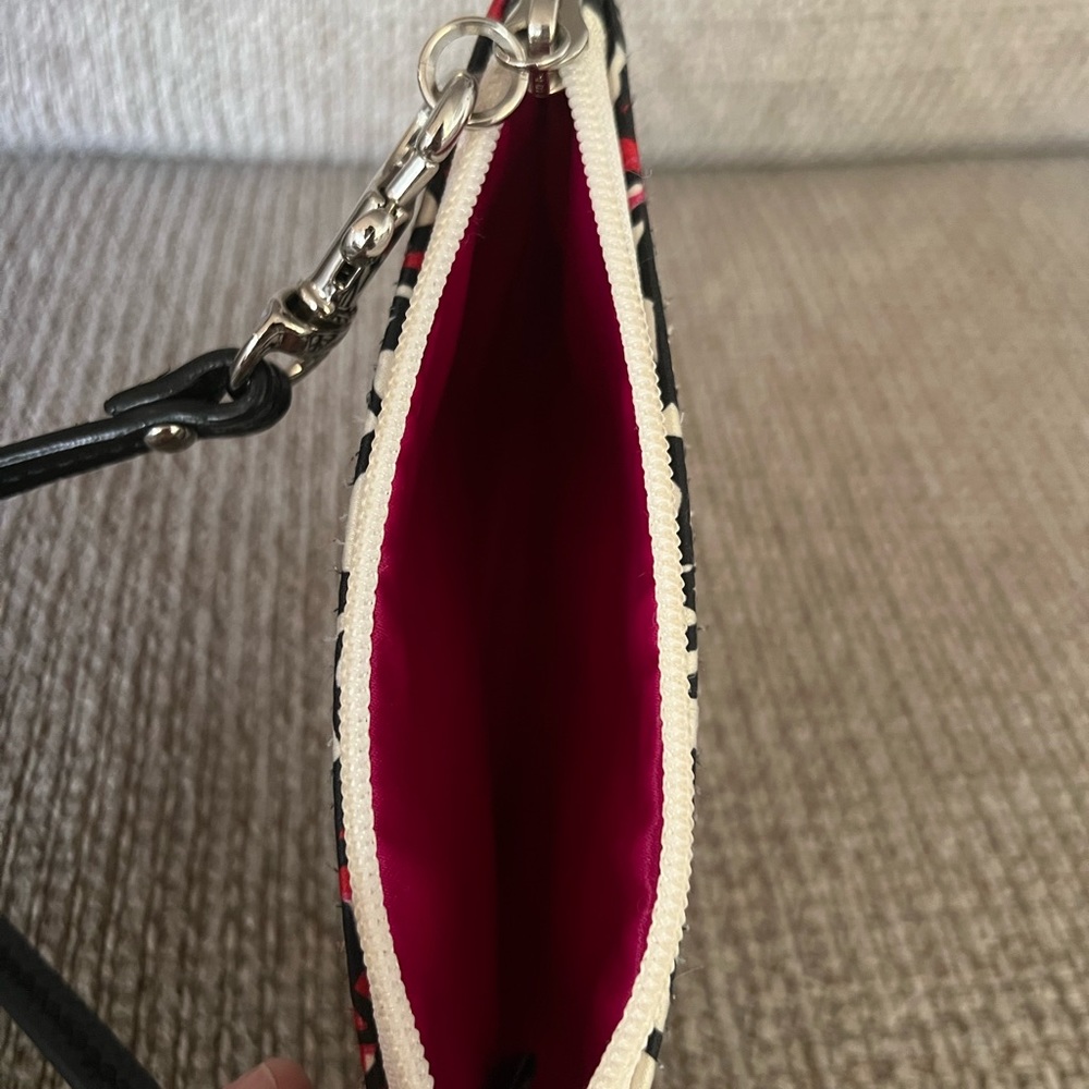 Coach Graffiti Flowers Wristlet - Picture 4 of 11